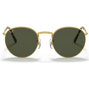 Ray-Ban Zonnebril Rond Unisex Goud Groen RB3637 Nieuw Rond | Sunglasses