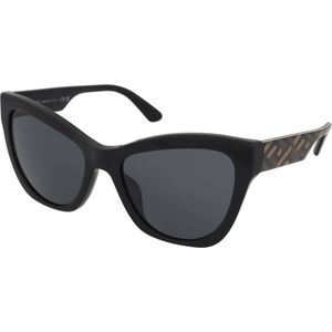 Versace VE4417U 535887 zwart patroon donkergrijze zonnebril | Sunglasses