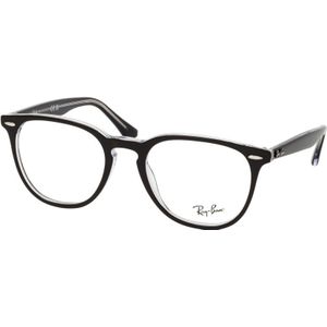 Ray-Ban 0Rx7159 2034 - brillen, rond, unisex, zwart