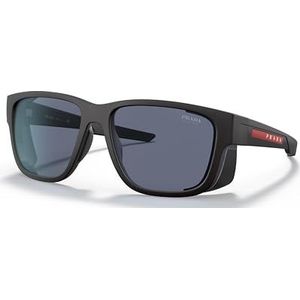 Prada Sportieve en stijlvolle zonnebril met hoge bescherming , Black , unisex , Maat: 59 MM