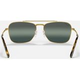 Ray-Ban, Accessoires, Heren, Bruin, 58 MM, Nieuwe Gepolariseerde Caravan Zonnebril