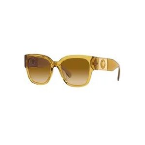 Versace 0VE 4437U 53472L 54 - vierkant zonnebrillen, vrouwen, geel