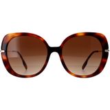 Burberry Stijlvolle zonnebril voor dames met montuur , Brown , Dames , Maat: 55 MM