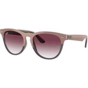 Ray-Ban, Stijlvolle Sungles in Transparant Beige/Licht Violet Beige, unisex, Maat:54 MM