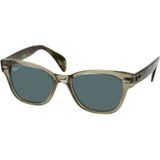 Ray-Ban Rb0880S 66353R 52 - vierkant zonnebrillen, unisex, grijs, polariserend