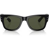 Ray-Ban Mega Wayfarer Rb0840S 901/31 51 - vierkant zonnebrillen, unisex, zwart