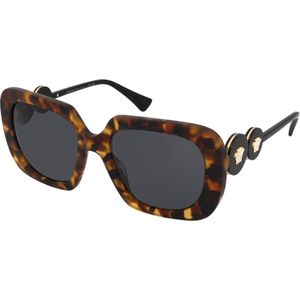 Versace VE4434 511987 licht havana donkergrijs zonnebril | Sunglasses