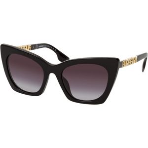 Burberry Stijlvolle zonnebril voor vrouwen , Black , Dames , Maat: 52 MM