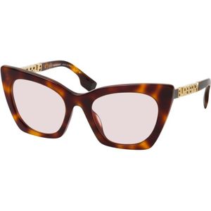 Burberry Stijlvolle zonnebril voor vrouwen , Brown , Dames , Maat: 52 MM
