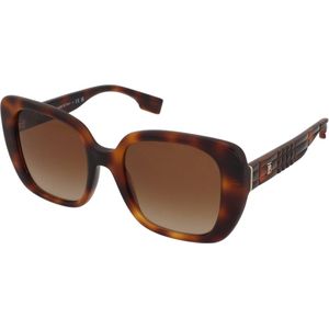 Burberry Helena Zonnebril voor Stijlvolle Zonbescherming , Brown , Dames , Maat: 52 MM