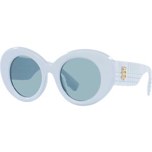 Burberry Stijlvolle zonnebril voor vrouwen , Blue , Dames , Maat: 49 MM