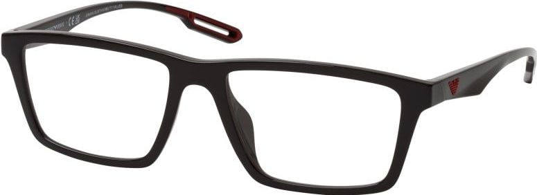 Emporio Armani, Heren, Accessoires, Zwart, Maat: 55 MM