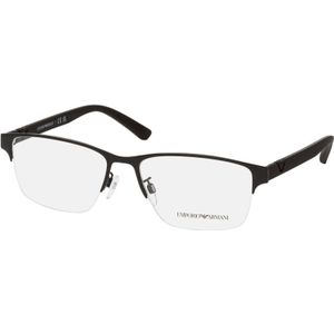 Luxottica - Halframe Bril - Zwart - Metaal/Kunststof