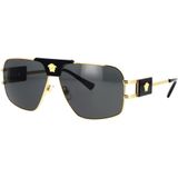 Versace, Accessoires, Heren, Geel, 63 MM, Ve 2251 100287 Zonnebrillen