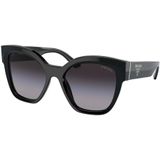 Prada PR17ZS 1AB09S zwart grijs gradiënt zonnebril | Sunglasses