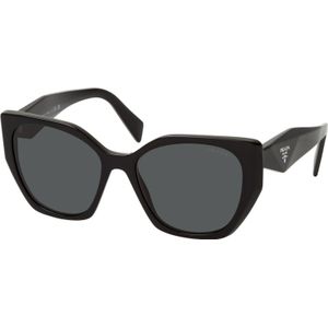Prada Elegante zonnebril met UV-bescherming , Black , Dames , Maat: 55 MM