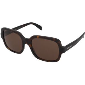Emporio Armani Vierkante Dames Shiny Havana Donkerbruin EA4195