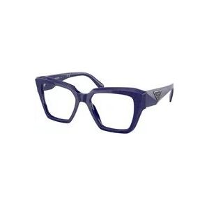 Prada Stijlvolle Zwarte Zonnebril , Blue , unisex , Maat: 49 MM