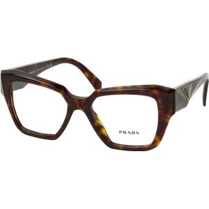 Prada - Vierkante Bril - Zwart - Acetaat