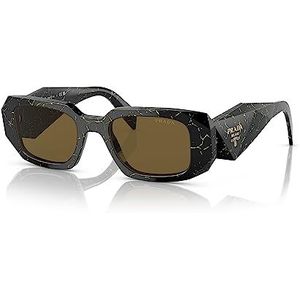 Prada Stijlvolle zonnebril met 0PR 17Ws ontwerp , Black , Dames , Maat: 49 MM