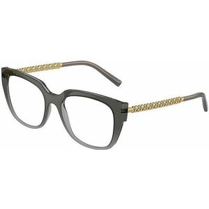 Dolce & Gabbana Vrouw DG5087 3385 Optische monturen Nylon Zwart Transparant Vierkant Normaal