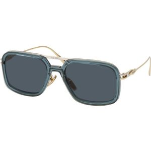 Prada Kussen vormige zonnebril , Gray , unisex , Maat: 55 MM