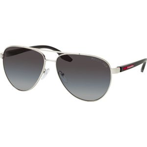 Prada Sport Zonnebril met Gradient Lenzen , Gray , Heren , Maat: 61 MM