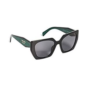 Prada PR15WS 1AB5Z1 zwart donkergrijs gepolariseerde zonnebril | Sunglasses