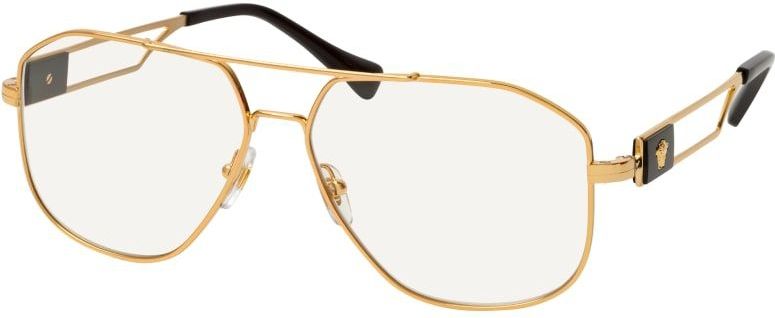 Versace - VE 1287 1002 - Aviator Brillen - Goudkleurig - Unisex