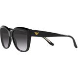 Emporio Armani EA 4198 Damen-Sonnenbrille Vollrand Butterfly Acetat-Gestell, Schwarz