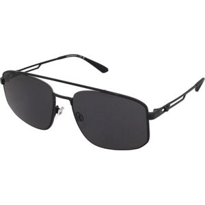 Emporio Armani EA 2139 300187 57 - rechthoek zonnebrillen, mannen, zwart, spiegelend