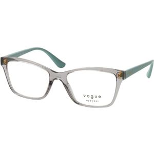 Vogue 0Vo5420 2726 53 - brillen, rechthoek, vrouwen, grijs