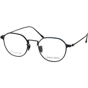 Giorgio Armani 0Ar6138Tm 3341 49 - brillen, vierkant, mannen, blauw