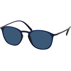 Giorgio Armani Man AR8186U 600380 Zonnebrillen Nylon Blauw Blauw Hurken Normaal