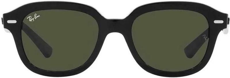 Ray-Ban RB 4398 ERIK Unisex-Sonnenbrille Vollrand Eckig Propionat-Gestell, schwarz