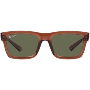 Ray-Ban Warren Rb4396 66789A 57 - rechthoek zonnebrillen, unisex, bruin, polariserend