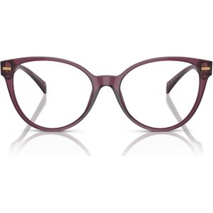 Versace - Ronde Monturen - Zwart - Kunststof