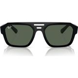 Ray-Ban Corrigan Rb4397 667771 54 - rechthoek zonnebrillen, unisex, zwart