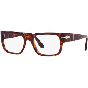 Persol 0Po3315V 24 55 - brillen, rechthoek, mannen, bruin