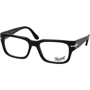 Persol - PO3315V - Optische Monturen - Zwart - Acetaat - Vierkant