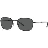 Ray-Ban RB 3706 Unisex-Sonnenbrille Vollrand Eckig Metall-Gestell, schwarz
