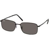 Ray-Ban Rb3717 002/B1 57 - rechthoek zonnebrillen, unisex, zwart