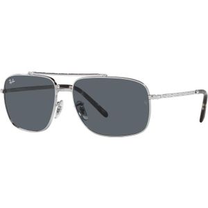 Ray-Ban, Accessoires, unisex, Grijs, 62 MM, RB 3796 Zonnebril, Zilver Blauw Grijs