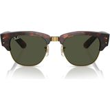 Ray-Ban, Accessoires, unisex, Bruin, ONE Size, Mega Clubmaster RB 0316S Zonnebril