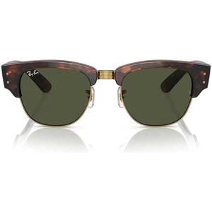 Ray-Ban, Accessoires, Dames, Bruin, 53 MM, Mega Clubmaster Rb 0316S Zonnebril