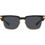 Versace 0VE 4447 Gb1/87 55 - rechthoek zonnebrillen, unisex, zwart