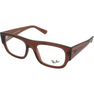 Ray - Ban Unisex RX7218 Kristin 8261 Optische monturen Acetaat Bruin Transparant Hurken Normaal