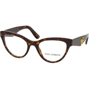 Dolce & Gabbana DG 3372 Havana 52/20/145 Dames Brilmonturen