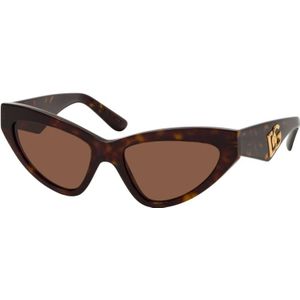 Dolce & Gabbana 0DG 4439 502/73 55 - cat eye zonnebrillen, vrouwen, bruin