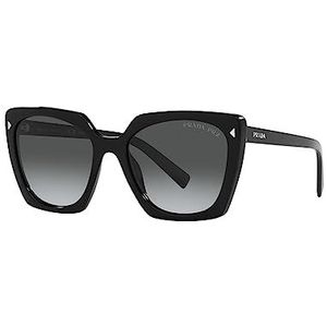 Prada Verhoog je stijl met PR 23Zs zonnebril , Black , Dames , Maat: 54 MM